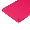 3-fold Naturally Treated Smart Leather Case with Sleep / Wake-up Function & Holder for iPad Air 2(Magenta)
