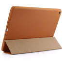3-fold Naturally Treated Smart Leather Case with Sleep / Wake-up Function & Holder for iPad Air 2(Brown)