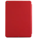 3-fold Naturally Treated Smart Leather Case with Sleep / Wake-up Function & Holder for iPad Air 2(Red)