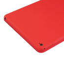 3-fold Naturally Treated Smart Leather Case with Sleep / Wake-up Function & Holder for iPad Air 2(Red)