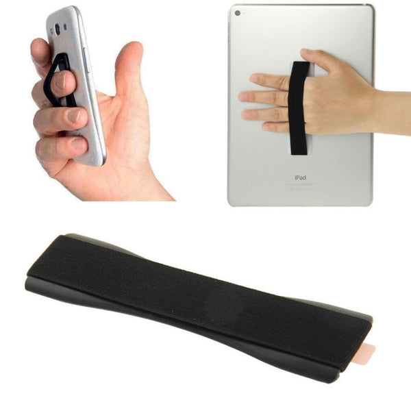 Finger Grip Phone Holder for iPad Air & Air 2, iPad mini, Galaxy Tab, and other Tablet PC(Black)
