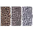 Leopard Print Pattern Horizontal Flip Leather Case with Card Slots and Holder for iPhone 6 & 6S(Grey)