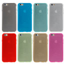 Smooth Surface Translucent TPU Case for iPhone 6(Grey)