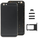 5 in 1 for iPhone 6 (Back Cover + Card Tray + Volume Control Key + Power Button + Mute Switch Vibrator Key) Full Assembly Housing Cover(Black)