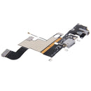 Charging Port Dock Connector Flex Cable for iPhone 6(Grey)