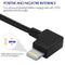 1m Elbow 8 Pin to USB Data / Charging Cable for iPhone, iPad(White)