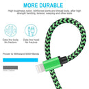 2A Woven Style USB to 8 Pin Sync Data / Charging Cable, Cable Length: 1m(Purple)