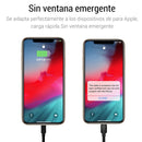 8 Pin to USB 2.0 Data / Charger Cable, CableLength: 20cm(Black)