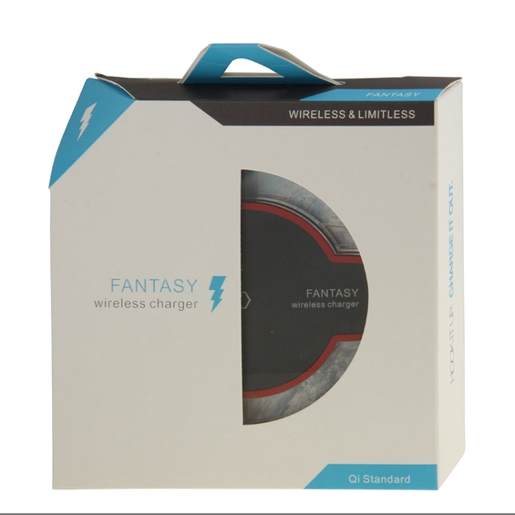 FANTASY Wireless Charger & 8Pin Wireless Charging Receiver, For iPhone 6 Plus / 6 / 5S / 5C / 5(Black)