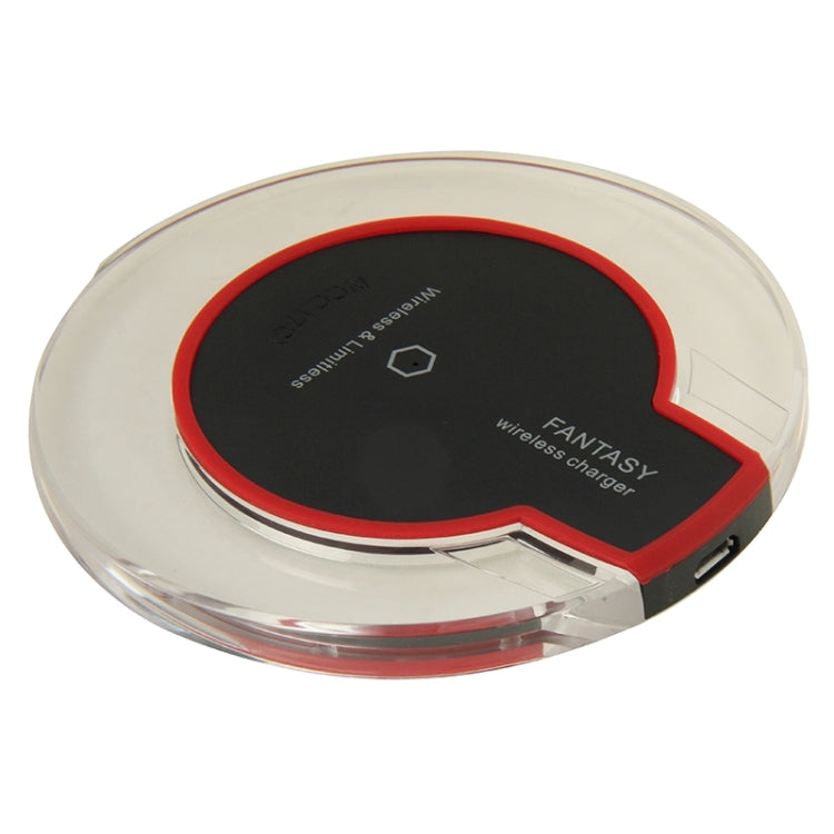FANTASY Wireless Charger & 8Pin Wireless Charging Receiver, For iPhone 6 Plus / 6 / 5S / 5C / 5(Black)