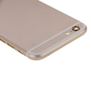 6 in 1 for iPhone 6 (Back Cover + Card Tray + Volume Control Key + Power Button + Mute Switch Vibrator Key + Sign) Full Assembly Housing Cover(Gold)
