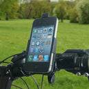 360 Degree Rotation Bicycle Phone Holder for iPhone 6 / iPhone 5 & 5C & 5S / iPhone 4 & 4S, Clip Size: 45mm-72mm(Black)