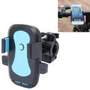 360 Degree Rotation Bicycle Phone Holder for iPhone 6 / iPhone 5 & 5C & 5S / iPhone 4 & 4S, Clip Size: 45mm-72mm(Blue)