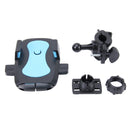 360 Degree Rotation Bicycle Phone Holder for iPhone 6 / iPhone 5 & 5C & 5S / iPhone 4 & 4S, Clip Size: 45mm-72mm(Blue)