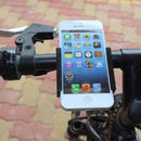 360 Degree Rotation Bicycle Phone Holder for iPhone 6 / iPhone 5 & 5C & 5S / iPhone 4 & 4S, Clip Size: 45mm-72mm(Blue)