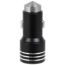 KX-C001 2 USB Ports 5V 4.2A Car Charger with Safety Hammer Function, For iPhone, iPad, Galaxy, Huawei, Xiaomi, LG, HTC, other Smart Phones and Tablets(Black)