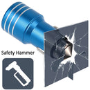 KX-C001 2 USB Ports 5V 4.2A Car Charger with Safety Hammer Function, For iPhone, iPad, Galaxy, Huawei, Xiaomi, LG, HTC, other Smart Phones and Tablets(Dark Blue)