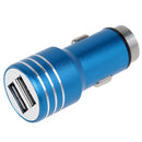 KX-C001 2 USB Ports 5V 4.2A Car Charger with Safety Hammer Function, For iPhone, iPad, Galaxy, Huawei, Xiaomi, LG, HTC, other Smart Phones and Tablets(Dark Blue)