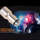 KX-C001 2 USB Ports 5V 4.2A Car Charger with Safety Hammer Function, KX-C001 2 USB Ports 5V 4.2A Car Charger with Safety Hammer Function for iPad Air 2 & Air / 4 & 3 & 2 / iPhone 6 & 6 Plus / 5 & 5S / 4 & 4S / Xiaomi / Nokia / Samsung / HTC(Gold)