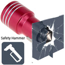 KX-C001 2 USB Ports 5V 4.2A Car Charger with Safety Hammer Function, KX-C001 2 USB Ports 5V 4.2A Car Charger with Safety Hammer Function for iPad Air 2 & Air / 4 & 3 & 2 / iPhone 6 & 6 Plus / 5 & 5S / 4 & 4S / Xiaomi / Nokia / Samsung / HTC(Red)