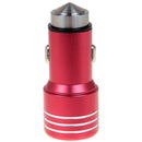 KX-C001 2 USB Ports 5V 4.2A Car Charger with Safety Hammer Function, KX-C001 2 USB Ports 5V 4.2A Car Charger with Safety Hammer Function for iPad Air 2 & Air / 4 & 3 & 2 / iPhone 6 & 6 Plus / 5 & 5S / 4 & 4S / Xiaomi / Nokia / Samsung / HTC(Red)