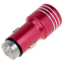 KX-C001 2 USB Ports 5V 4.2A Car Charger with Safety Hammer Function, KX-C001 2 USB Ports 5V 4.2A Car Charger with Safety Hammer Function for iPad Air 2 & Air / 4 & 3 & 2 / iPhone 6 & 6 Plus / 5 & 5S / 4 & 4S / Xiaomi / Nokia / Samsung / HTC(Red)