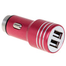 KX-C001 2 USB Ports 5V 4.2A Car Charger with Safety Hammer Function, KX-C001 2 USB Ports 5V 4.2A Car Charger with Safety Hammer Function for iPad Air 2 & Air / 4 & 3 & 2 / iPhone 6 & 6 Plus / 5 & 5S / 4 & 4S / Xiaomi / Nokia / Samsung / HTC(Red)