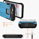 For iPhone 6 & 6s Tough Armor TPU + PC Combination Case(Blue)