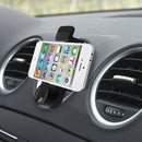 Portable Air Vent Car Mount Holder, For iPhone, Galaxy, Sony, Lenovo, HTC, Huawei, and other Smartphones (Black + Grey)