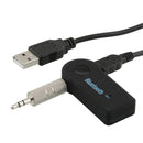 Car Bluetooth Handsfree Music Mic Receiver For iPhone, Galaxy, Sony, Lenovo, HTC, Huawei, and other Smartphones
