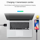 Net Style Metal Head 8 Pin to USB Data / Charger Cable, Cable Length: 1m(White)