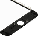 Front Screen Outer Glass Lens with Front LCD Screen Bezel Frame for iPhone 6s Plus(Black)