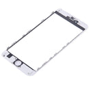 Front Screen Outer Glass Lens with Front LCD Screen Bezel Frame for iPhone 6s Plus(White)