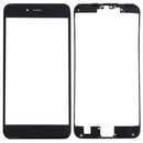 3 in 1 for iPhone 6s Plus (Front Screen Outer Glass Lens + Front Housing LCD Frame + Home Button)(Black)