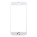 Front Screen Outer Glass Lens with Home Button for iPhone 6s Plus(Gold)