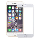 Front Screen Outer Glass Lens with Home Button for iPhone 6s Plus(Silver)