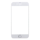 Front Screen Outer Glass Lens with Home Button for iPhone 6s Plus(Silver)