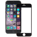 Front Screen Outer Glass Lens for iPhone 6 Plus(Black)