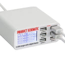 WLX-899 30W USB Charger 5V 6A Output 3.5A Max High Speed 6-Ports USB Charger with Digital Display & 1.5m Cable