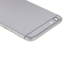 6 in 1 for iPhone 6 Plus (Back Cover + Card Tray + Volume Control Key + Power Button + Mute Switch Vibrator Key + Sign) Full Assembly Housing Cover(Silver)