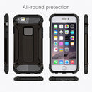 For iPhone 6 Plus & 6s Plus Tough Armor TPU + PC Combination Case(Black)
