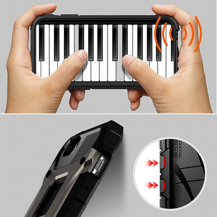 For iPhone 6 Plus & 6s Plus Tough Armor TPU + PC Combination Case (Bronze)