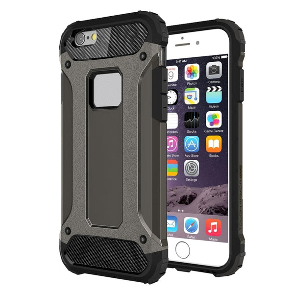For iPhone 6 Plus & 6s Plus Tough Armor TPU + PC Combination Case (Bronze)