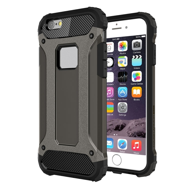 For iPhone 6 Plus & 6s Plus Tough Armor TPU + PC Combination Case (Bronze)