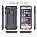For iPhone 6 Plus & 6s Plus Tough Armor TPU + PC Combination Case (Navy Blue)