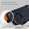For iPhone 6 Plus & 6s Plus Tough Armor TPU + PC Combination Case (Navy Blue)