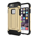 For iPhone 6 Plus & 6s Plus Tough Armor TPU + PC Combination Case(Gold)