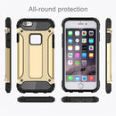 For iPhone 6 Plus & 6s Plus Tough Armor TPU + PC Combination Case(Gold)