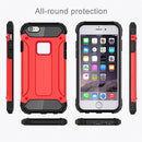 For iPhone 6 Plus & 6s Plus Tough Armor TPU + PC Combination Case(Red)