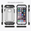 For iPhone 6 Plus & 6s Plus Tough Armor TPU + PC Combination Case(Silver)